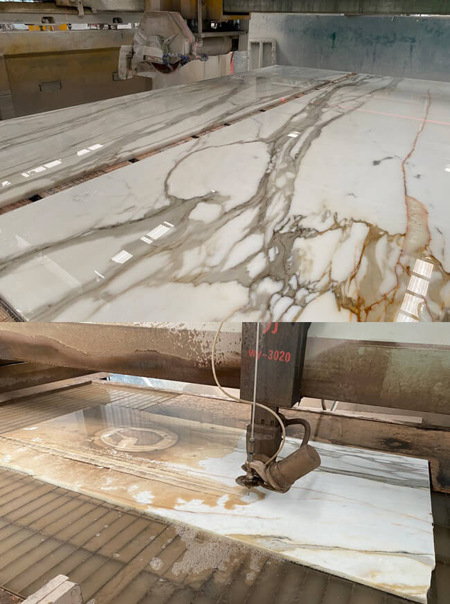 Cut to Size of calacatta glod