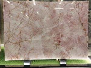 polished Cristallo Pink stone