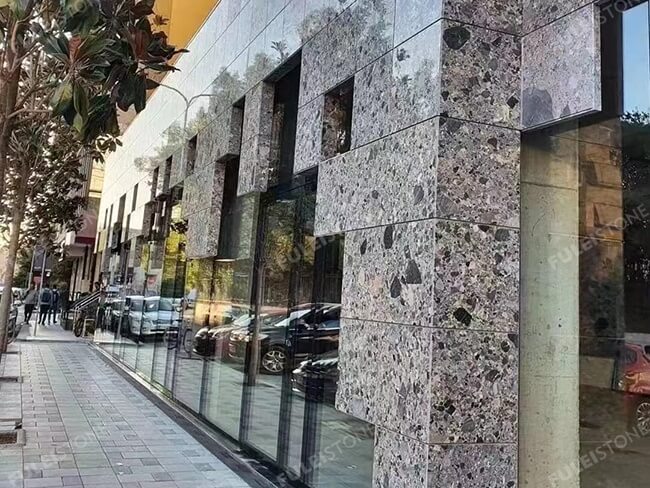 polished ceppo di gre marble wall cladding
