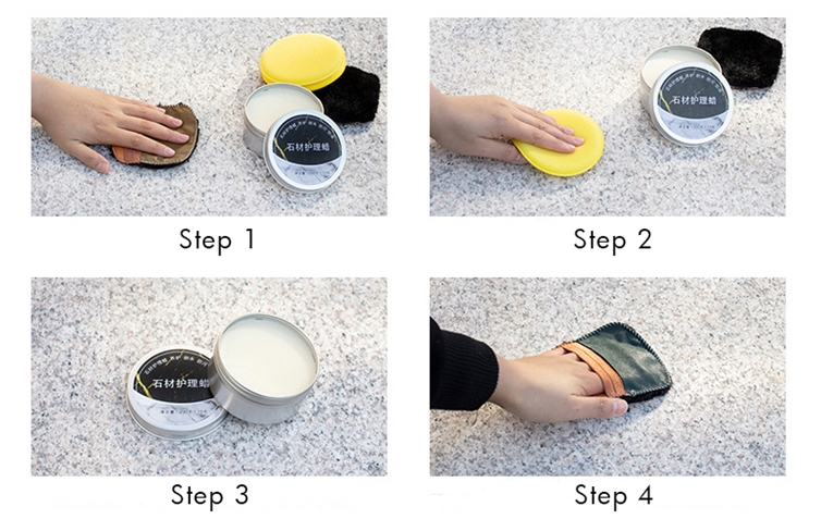 Steps of Waxing Polished