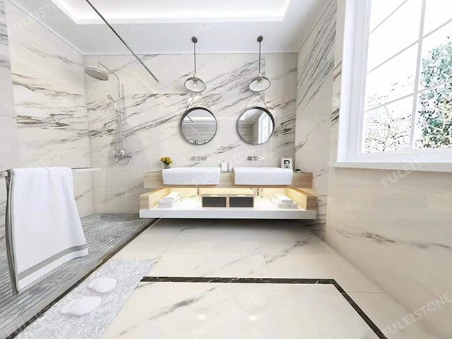 bianco oro marble bathroom decoration (3)