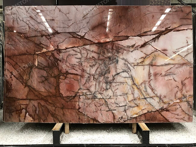 polished juliet quartzite slab