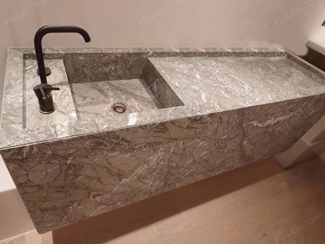 Verde Antigua Marble Countertop