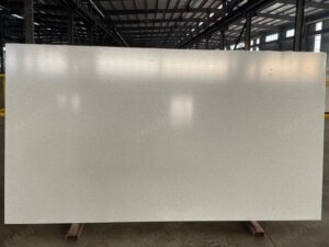 White Mirror Quartz big slabs