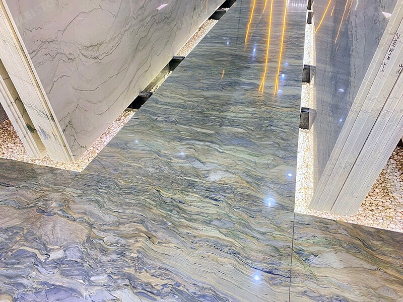 explosion blue quartzite flooring tiles (2)