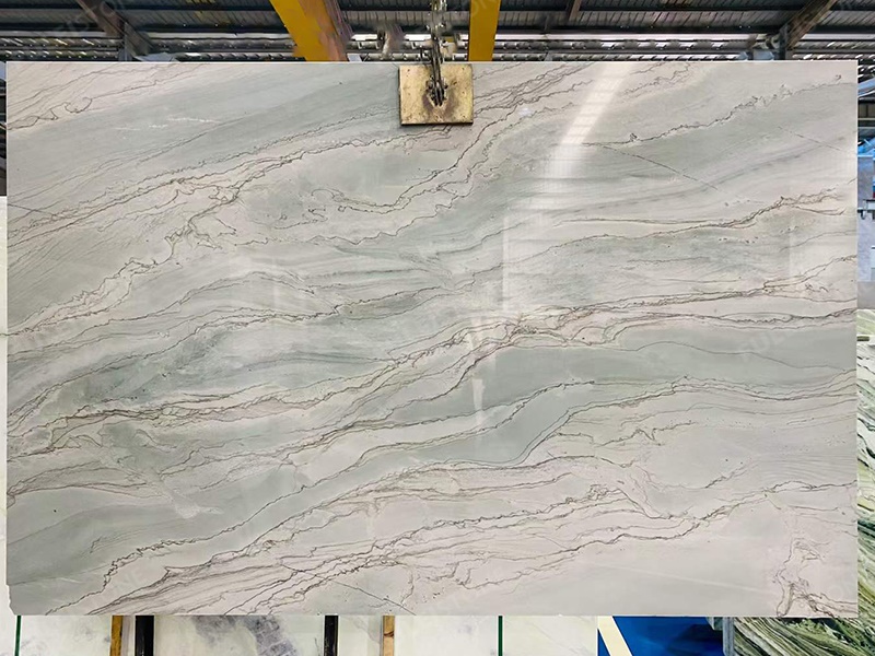 lamberti bianco quartzite slab (2)