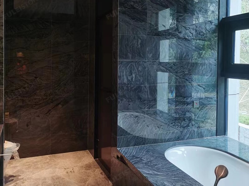 decoration with cirrus gray quartzite (2)