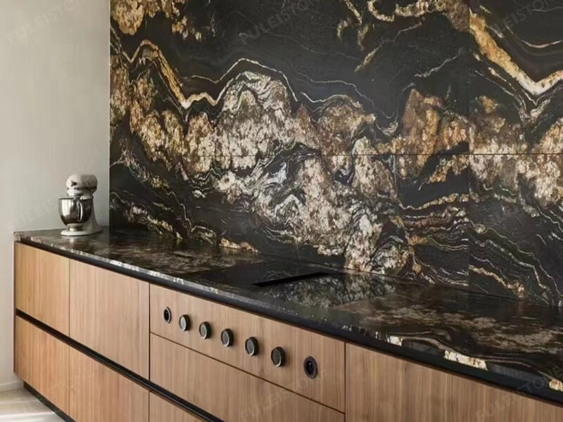 black fusion granite kitchen countertops (4)