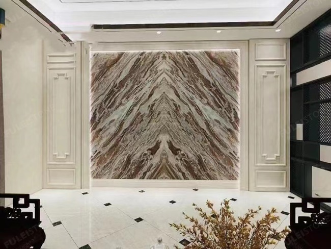 Brown Fantasy Granite Slabs book marched background