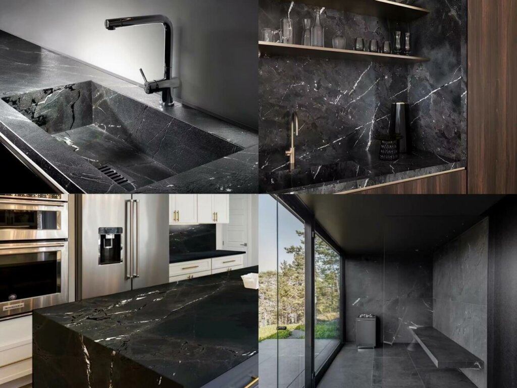 Black Diamond Quartzite for Interior Decoration
