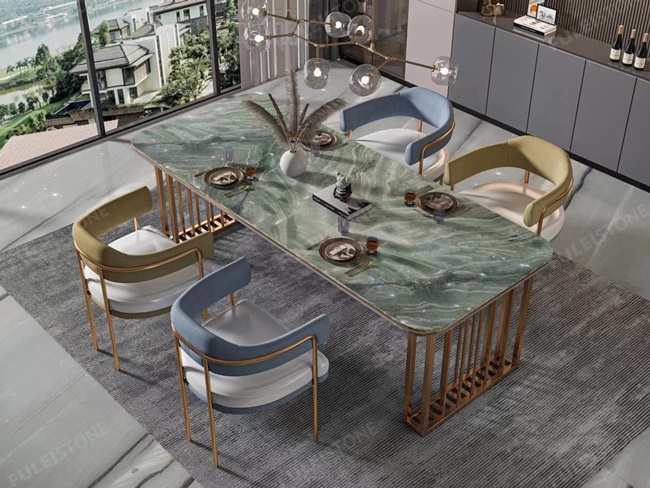 Persa green quartzite table top