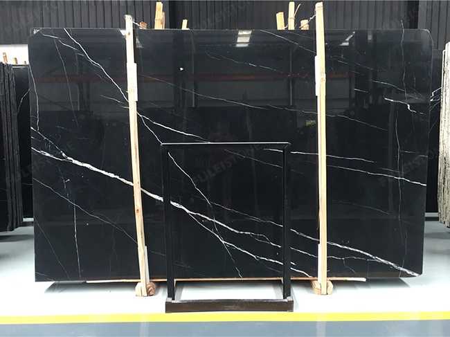 polished noir moon marble slabs (6)