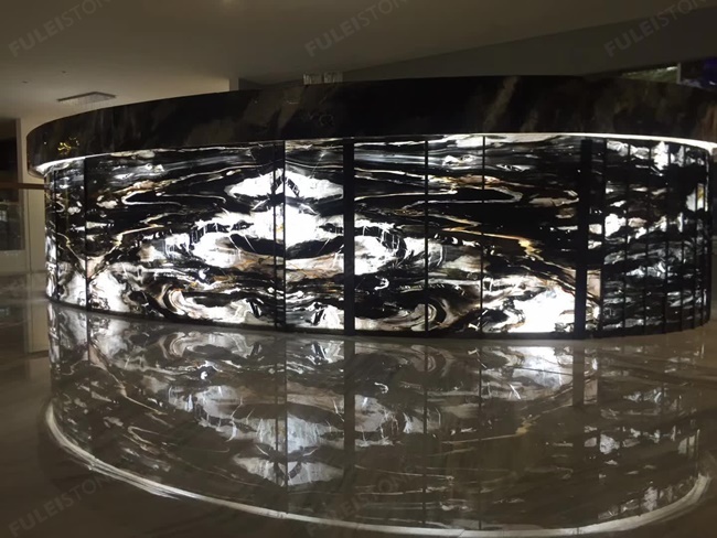 Confusion Dark Marble Reception desk