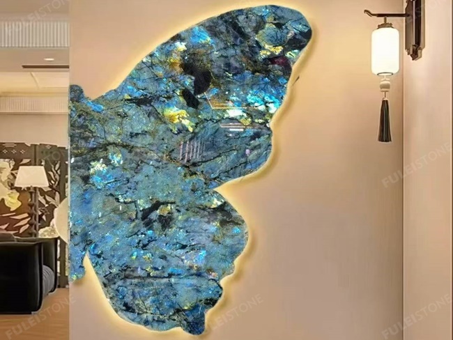 Lemurian Blue Granite Wall decoration