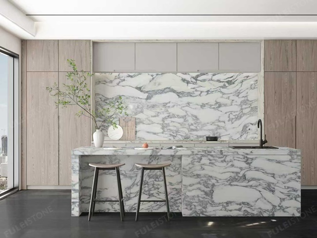 Arabescato Corchia Kitchen Countertop