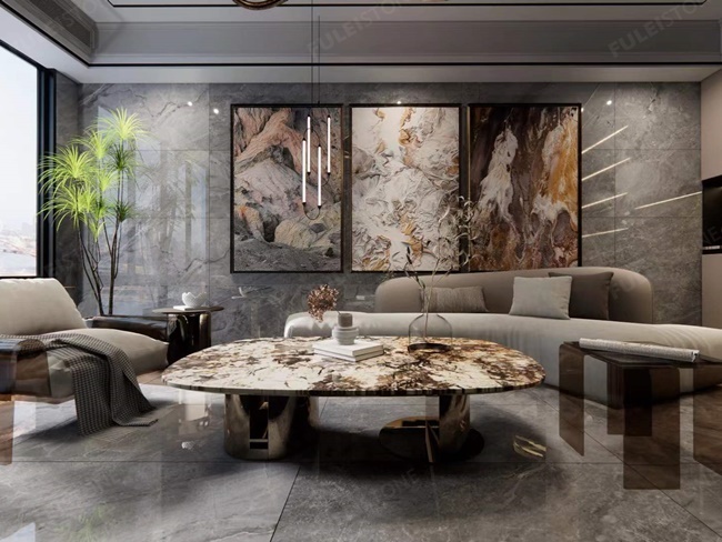 Persa Gold Granite Coffee Table