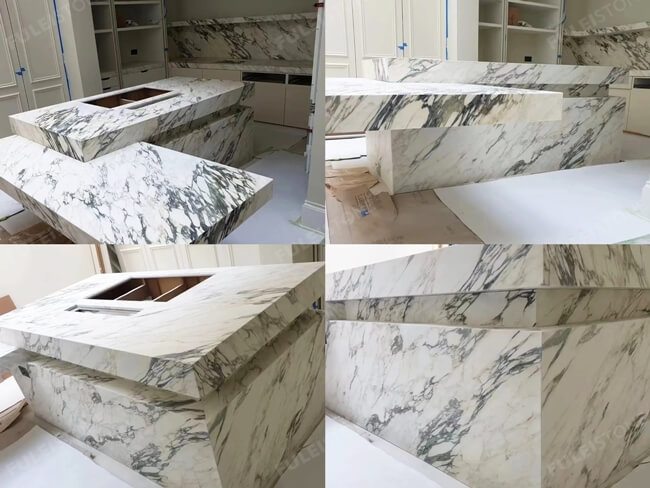 Calacata Monet Marble Countertops